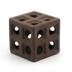 Akváriová dekorácia-kocka 6,5x6,5x6,5cm, NATURE