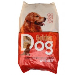 Kompletné krmivo pre dospelé psy - hovädzie 3 kg Golden