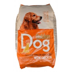 Kompletné krmivo pre dospelé psy - kuracie 10 kg Golden