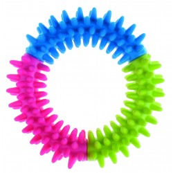 Kruh s výstupkami z tvrdej gumy DENTAL GUM 10cm